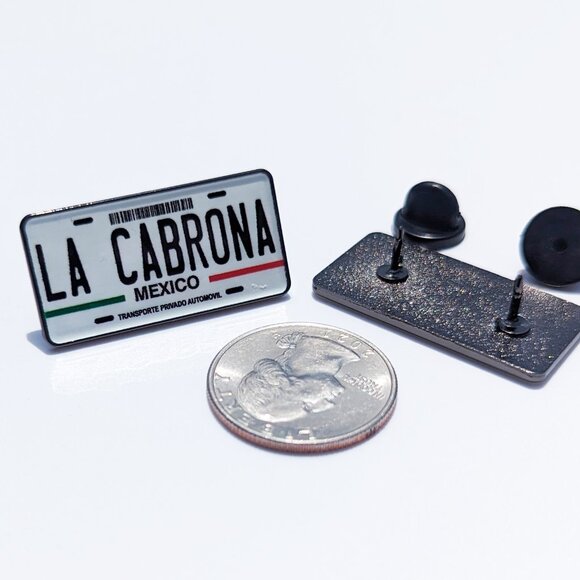Pin La Cabrona Pin For Caps Clothing Enamel Badge Plate Mexican Pin Mexico - Picture 2 of 5